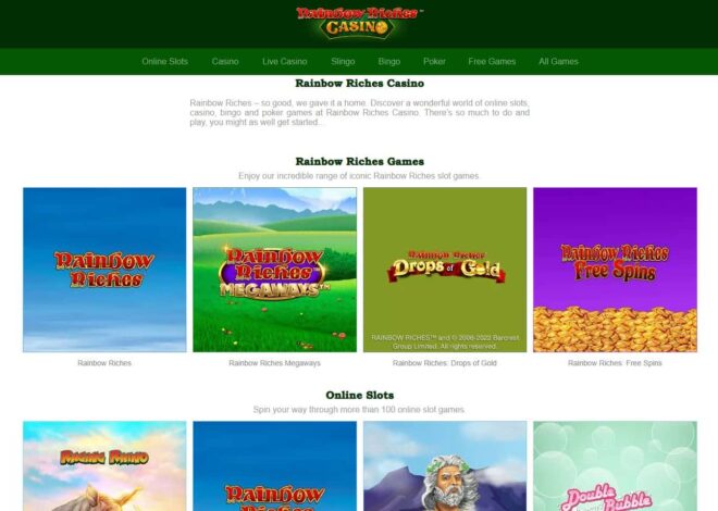 Rainbow Riches Casino Login: A Complete Guide to Accessing Your Account